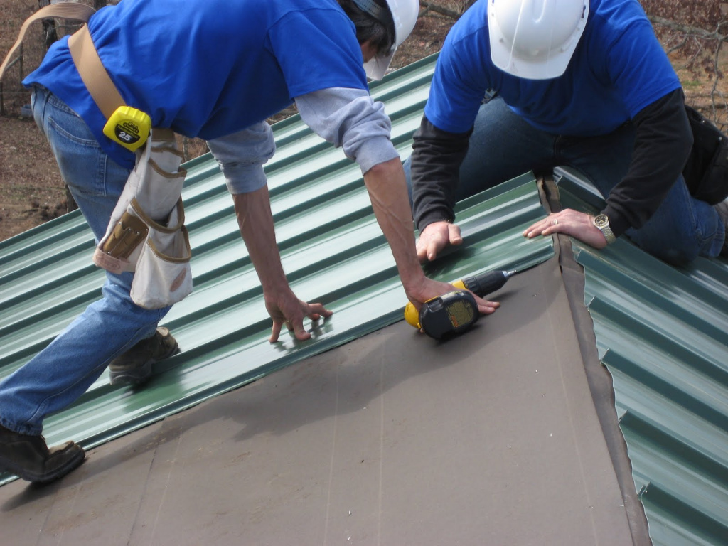 installing metal roofing