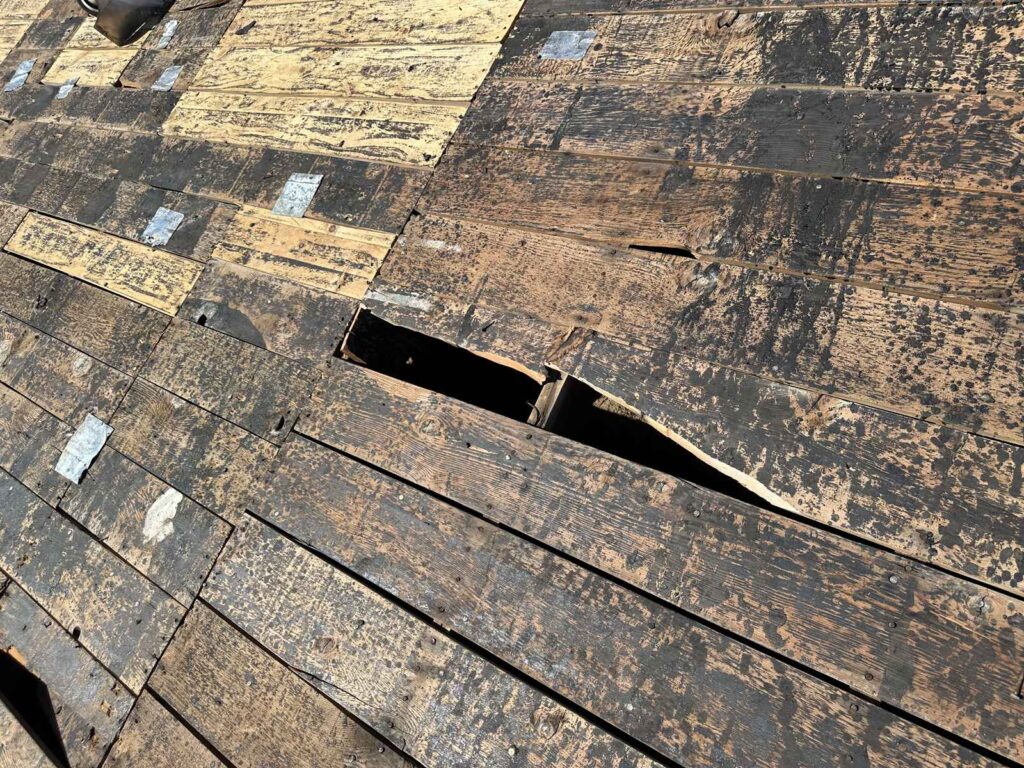 Roofing Certificate for a repair