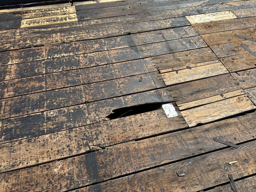 Roofing Repair Needed